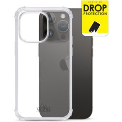 My Style Protective Flex Doorzichtig iPhone 14 Pro Hoesje Flexibel TPU Backcover Shockproof - Transparant