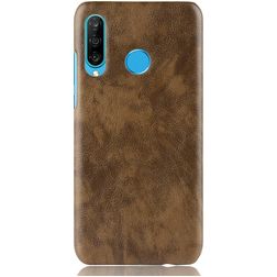 Mobigear Excellent Huawei P Smart Plus (2019) Hoesje Hardcase Backcover - Bruin