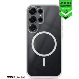 Striker X-Core Xtreme Impact Doorzichtig Samsung Galaxy S25 Ultra MagSafe Hoesje Hardcase Backcover Shockproof - Transparant