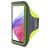 Mobiparts Comfort Fit Telefoonhouder Hardlopen Samsung Galaxy A53 Sport Hoesje Neopreen Sportarmband - Neon Green