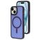 Mobiparts Hardcover iPhone 15 MagSafe Hoesje Hardcase Backcover - Satin Purple