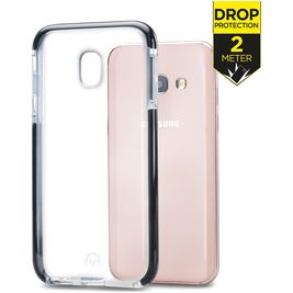 Mobilize Shatterproof Samsung Galaxy A3 (2017) Hoesje Hardcase Backcover Shockproof - Transparant / Zwart