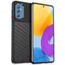 Mobigear Groove Samsung Galaxy M52 Hoesje Flexibel TPU Backcover - Zwart
