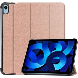 Mobigear Tri-Fold iPad 10 (2022) Hoes Bookcase - Roségoud
