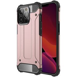 Mobigear Outdoor iPhone 13 Pro Max Hoesje Hardcase Backcover Shockproof - Roségoud