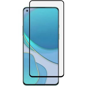 Mobigear Premium OnePlus 8T Glazen Screenprotector - Case Friendly - Zwart