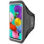 Mobiparts Comfort Fit Telefoonhouder Hardlopen Samsung Galaxy A51 Sport Hoesje Neopreen Sportarmband - Zwart