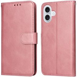 Mobigear Wallet iPhone 17 Hoesje Bookcase Portemonnee - Roségoud