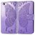 Mobigear Butterfly iPhone 7 Hoesje Bookcase Portemonnee - Paars