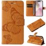 Mobigear Butterfly iPhone 16e Hoesje Bookcase Portemonnee - Cognac
