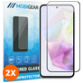 Mobigear Premium Samsung Galaxy A36 Glazen Screenprotector - Case Friendly - Zwart (2-Pack)
