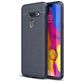 Mobigear Luxury LG G8 ThinQ Hoesje Flexibel TPU Backcover - Marineblauw