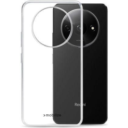 Mobilize Gelly Doorzichtig Xiaomi Redmi A3 Hoesje Flexibel TPU Backcover - Transparant