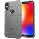 Mobigear Rugged Shield Motorola One Power Hoesje Flexibel TPU Backcover Shockproof - Grijs