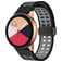 Mobigear Sport Plus Mag Siliconen Smartwatch Bandje Magneetsluiting - Universeel 20 mm aansluiting - Groen / Grijs