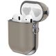Valenta Snap Apple AirPods 2 Hoesje Echt Leer - Grijs