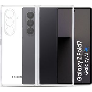 Mobilize Gelly Doorzichtig Samsung Galaxy Z Fold 8 Hoesje Flexibel TPU Backcover - Transparant