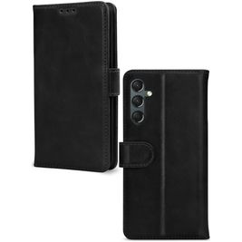 Mobilize Wallet Samsung Galaxy A24 Hoesje Echt Leer Bookcase Portemonnee - Zwart