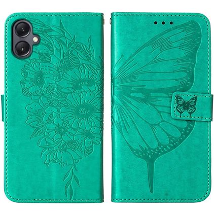 Mobigear Butterfly Samsung Galaxy A05 Hoesje Bookcase Portemonnee - Groen