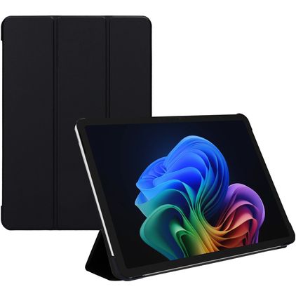 Mobiparts Tri Fold Microsoft Surface Pro 12 inch Hoes Bookcase - Zwart