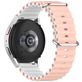 Mobigear Ocean Siliconen Smartwatch Bandje Gespsluiting - Universeel 20 mm aansluiting - Wit / Roze