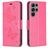 Mobigear Butterfly Samsung Galaxy S24 Ultra Hoesje Bookcase Portemonnee - Rood