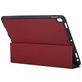 Mobigear Tri-Fold Gel iPad Pro 10.5 Inch (2017) Hoes Bookcase + Stylus Houder - Bordeaux Rood