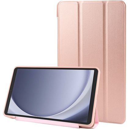 Mobigear Tri-Fold Gel Samsung Galaxy Tab A9 (2023) Hoes TPU,Kunstleer Bookcase - Roségoud