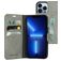 Mobiparts Classic Wallet iPhone 13 Pro Hoesje Bookcase Portemonnee - Granite Grey