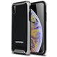Mobigear Armor iPhone XS Max Hoesje Hardcase Backcover Shockproof - Zwart / Zilver