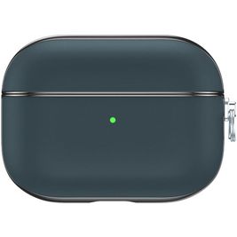 Valenta Snap Apple AirPods Pro 1 Hoesje Echt Leer - Blauw