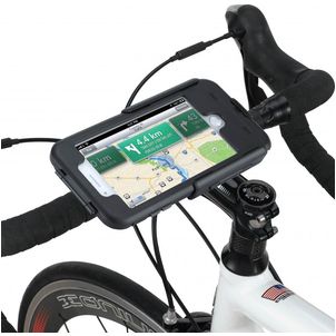 Tigra Bike Console Telefoonhouder Fiets Fietsstuur Bevestiging Hoesje iPhone 8 Plus - Zwart