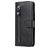 Mobigear Zipper Xiaomi Redmi Note 9 Hoesje Bookcase Portemonnee - Zwart