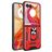 Mobigear Armor Ring Motorola Razr 50 Ultra Hoesje Hardcase Backcover Shockproof met Ringhouder - Rood