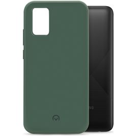 Mobilize Rubber Gelly Samsung Galaxy A02s Hoesje Flexibel TPU Backcover - Matt Green