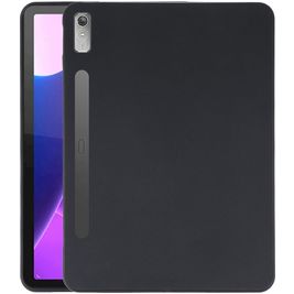 Mobigear Basics Dunne Lenovo Tab P11 Pro Gen 2 Hoes Flexibel TPU Backcover - Zwart
