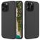 Mobigear Rubber Touch iPhone 16 Pro Siliconen Hoesje Backcover - Zwart