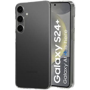 Mobiparts Classic Doorzichtig Samsung Galaxy S24 Plus Hoesje Flexibel TPU Backcover - Transparant
