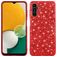 Mobigear Glitter Samsung Galaxy A54 Hoesje Hardcase Backcover - Rood