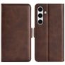 Mobigear Slim Magnet Samsung Galaxy S24 FE Hoesje Bookcase Portemonnee - Bruin