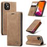 CaseMe 013 iPhone 12 Mini Hoesje Bookcase Portemonnee - Bruin