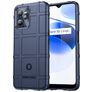 Mobigear Rugged Shield Realme C35 Hoesje Flexibel TPU Backcover Shockproof - Blauw