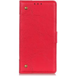 Mobigear Ranch HTC Desire 20 Pro Hoesje Bookcase Portemonnee - Rood
