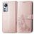 Mobigear Clover Xiaomi 12 Lite Hoesje Bookcase Portemonnee - Roségoud