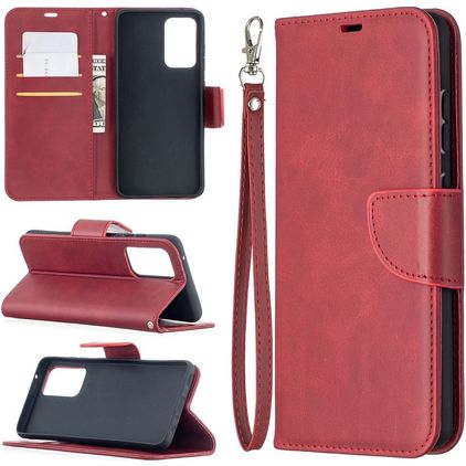 Mobigear Excellent Samsung Galaxy A52 Hoesje Bookcase Portemonnee - Rood