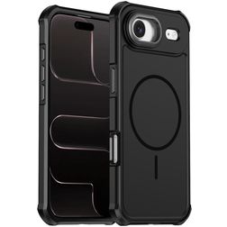 Mobigear Airbag Shockproof iPhone Air MagSafe Hoesje Hardcase Backcover Shockproof - Zwart