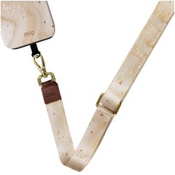 MIO Lanyard Universeel Telefoonkoord Verstelbaar - Gold Marble