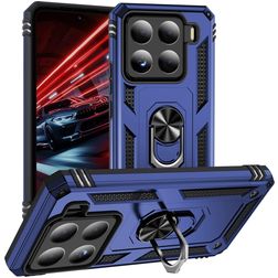 Mobigear Armor ring Xiaomi 15 Hoesje Hardcase Backcover Shockproof met Ringhouder - Blauw