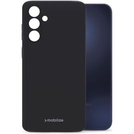 Mobilize Rubber Gelly Samsung Galaxy A15 Hoesje Flexibel TPU Backcover - Matt Black