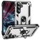 Mobigear Armor ring Samsung Galaxy S25 FE Hoesje Hardcase Backcover Shockproof met Ringhouder - Zilver